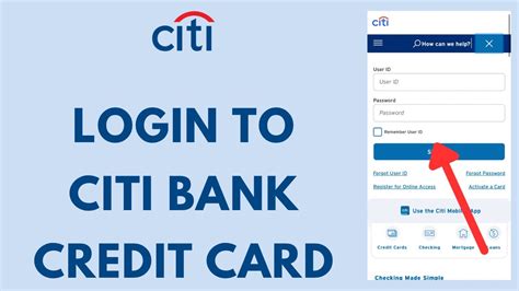 government citibank card log in